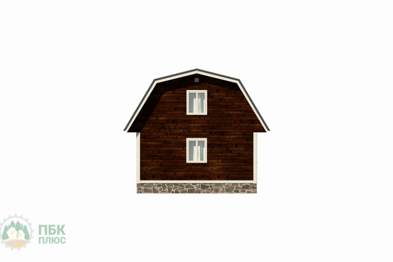 Дом из профилированного бруса «Коктуш» 9х6 с террасой