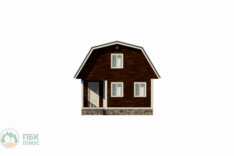 Дом из профилированного бруса «Коктуш» 9х6 с террасой