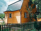 Каркасный дом 6 на 7 м. с мансардой и эркером.