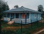 Одноэтажный каркасный дом 14х10м. в Ленинградской области.