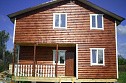 Каркасно-щитовой дом 6 на 8 м.