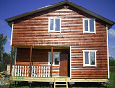 Каркасно-щитовой дом 6 на 8 м.