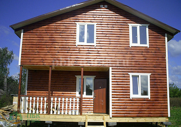 Каркасно-щитовой дом 6 на 8 м.