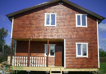 Каркасно-щитовой дом 6 на 8 м.