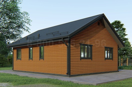 Одноэтажный каркасный дом «Рейн» 10х8