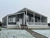 Одноэтажный каркасный дом 15х15м. в Московской области.