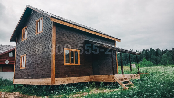 Отзыв о строительстве дома из бруса 7 на 9 м. по индивидуальному проекту в Лен. области