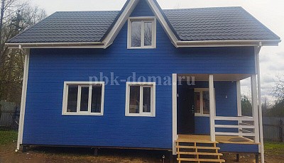 Двухэтажный каркасный дом 9х6м в Московской области