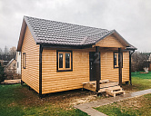 Одноэтажный каркасный дом 8х6 м. в Московской области.