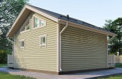 Одноэтажный каркасный дом «Юкан» 6х6