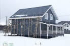 Полутораэтажный каркасный дом «Нева» 12х7,5