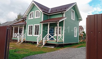 Каркасный двухэтажный дом 12х7,5м.