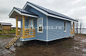 Одноэтажный каркасный дом 8 на 5м в Новгородской области д. Базарово
