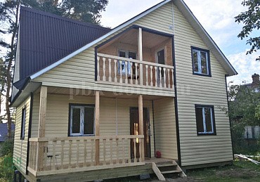 Каркасный дом 6 на 8 м.