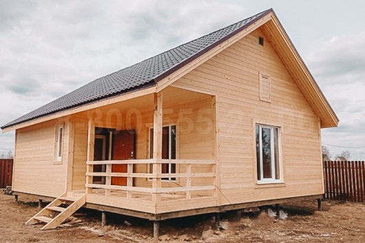 Одноэтажный каркасный дом «Рейн» 10х8