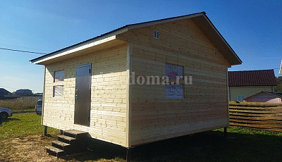 Одноэтажный каркасный дом 6х6м в Ленинградской области