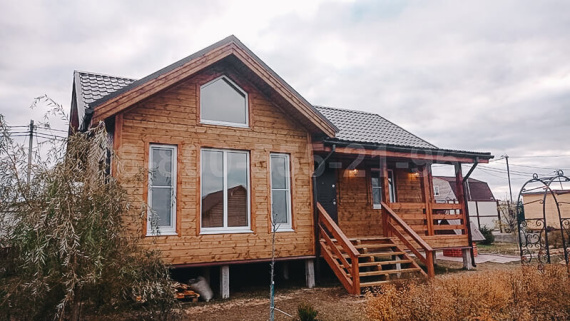 Отзыв о строительстве одноэтажного каркасного дома «Омолон» 10х7,25м. в Тульской области