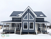 Каркасный дом 7,5 на 12 м.