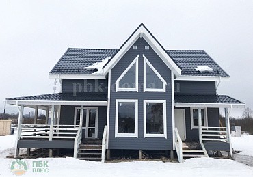 Каркасный дом 7,5 на 12 м.