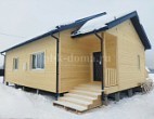 Одноэтажный каркасный дом 11х12м в Московской области