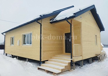 Одноэтажный каркасный дом 11х12м в Московской области