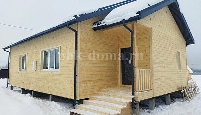 Одноэтажный каркасный дом 11х12м в Московской области