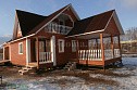 Баня из бруса 12х7,5 м по нашему проекту.