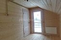 Двухэтажная баня из бруса 6х6м в Тверской области.