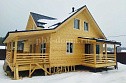 Двухэтажный каркасный дом 12.5х11м в Московской области