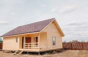 Каркасный одноэтажный дачный дом «Рейн» 10х8