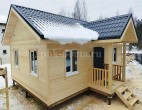 Одноэтажный каркасный дом 8х6м во Владимирской области