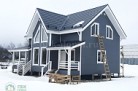 Полутораэтажный каркасный дом «Нева» 12х7,5